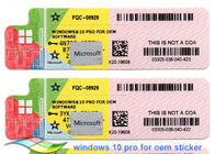 Microsoft genehmigen Schlüsselcode-Windows 10 Pro-Bit-System-volle Version des COA-Lizenz-Aufkleber-64