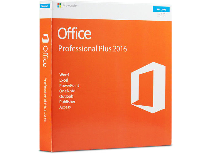 On-line-Schlüsselcode 100% Aktivierungs-Microsoft Offices 2016 Pro plus Karte 32bit 64bit DVD